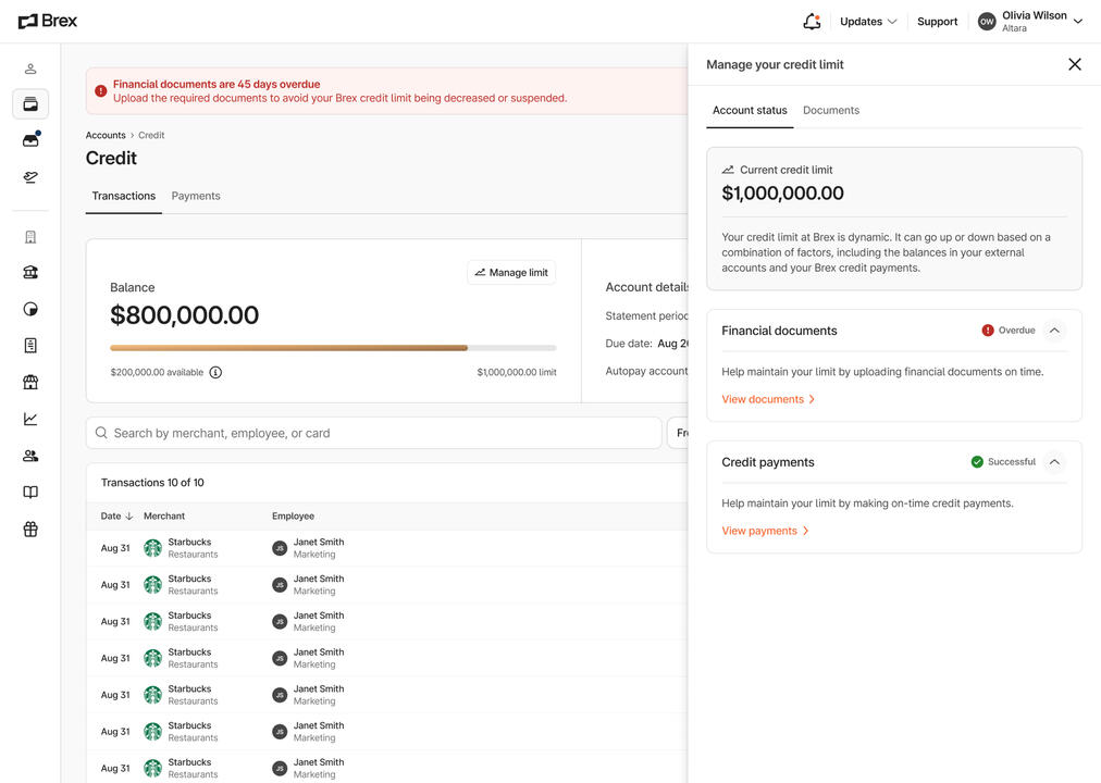 Communicating document status