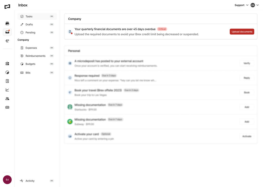 Communicating document status Communicating document status
