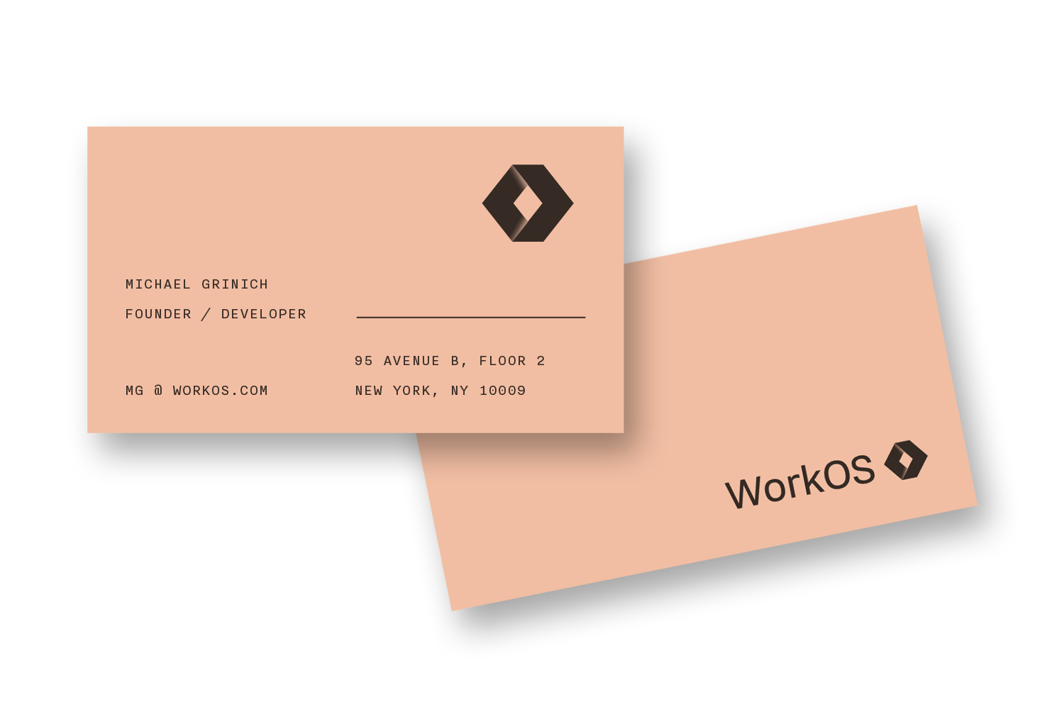 WorkOS business cards