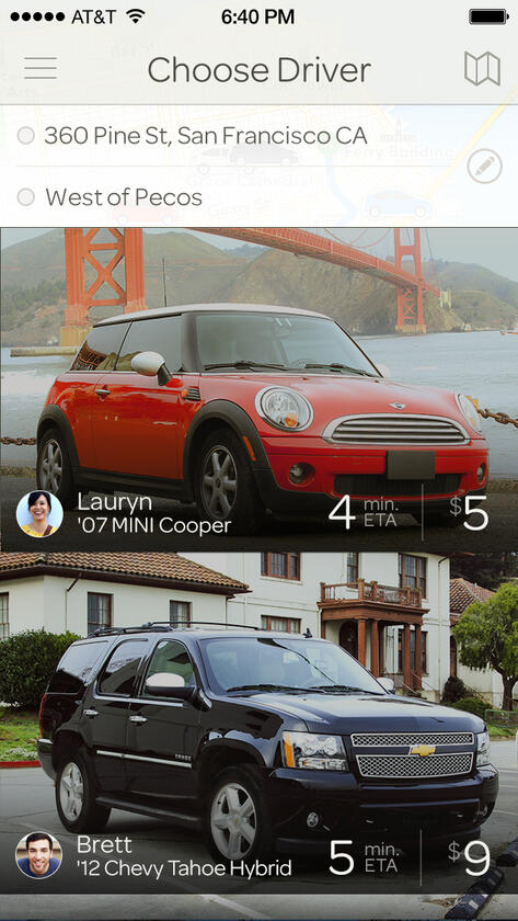 Choose Driver