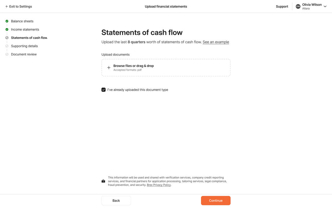 Simple technical asks (e.g. a "skip" checkbox) were able to be included to further accommodate varying customer behavior