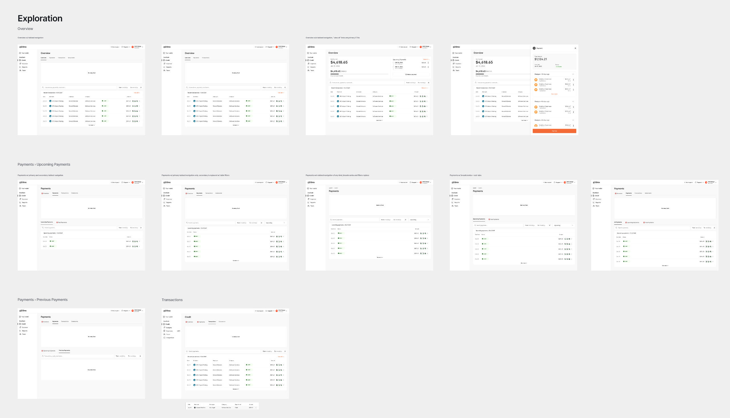 Exploring the best page structure and organization