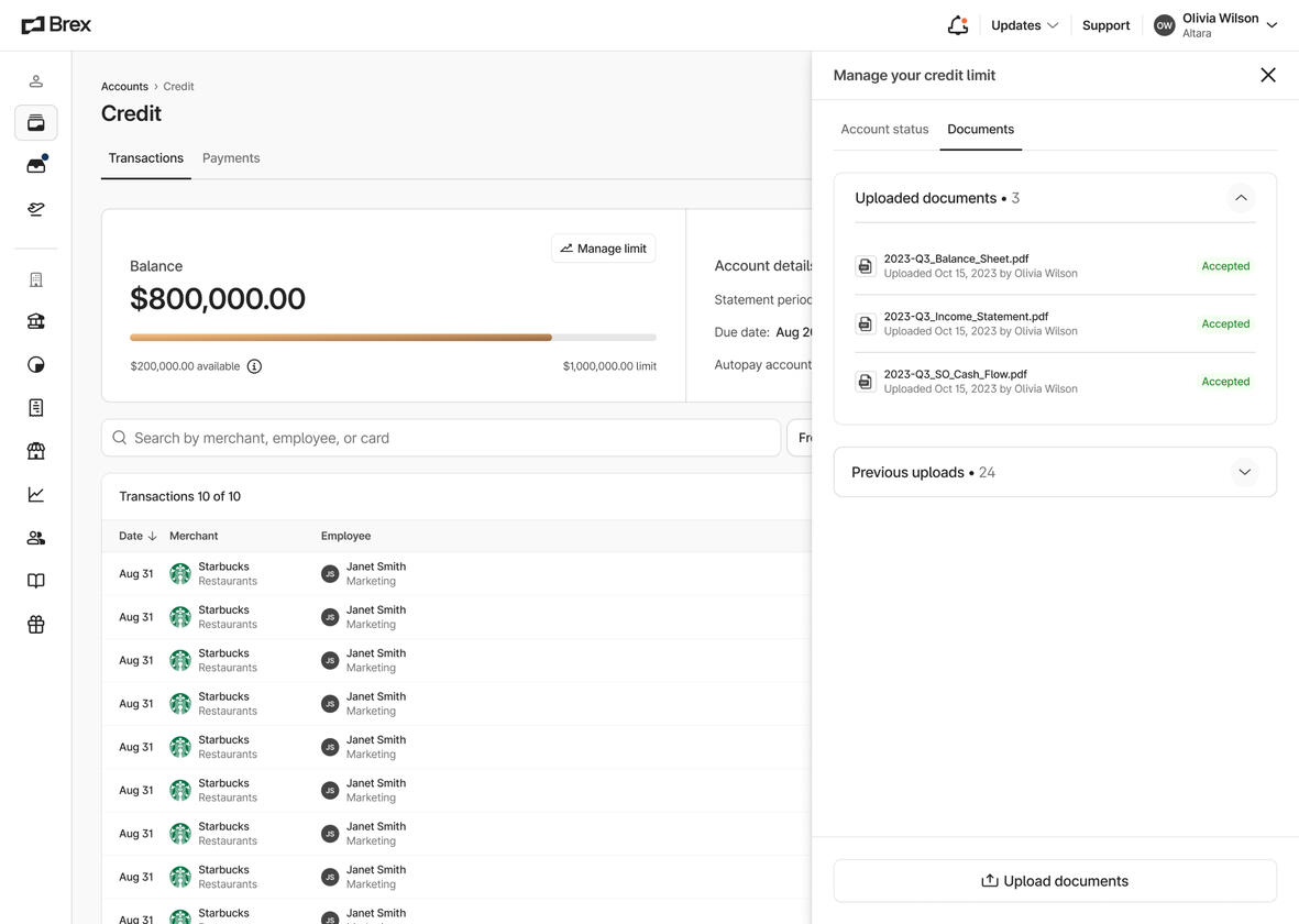 Submitted documents approved
