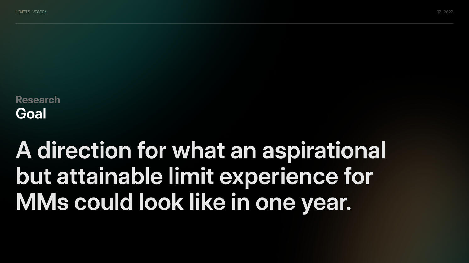 The goal of my research effort framed the work