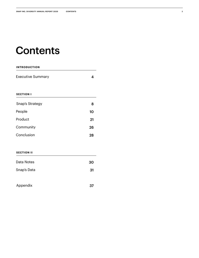 Snap Inc. Diversity Annual Report 2020