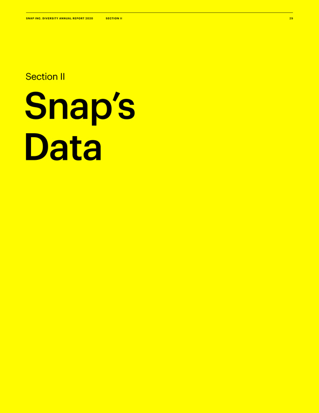 Snap Inc. Diversity Annual Report 2020