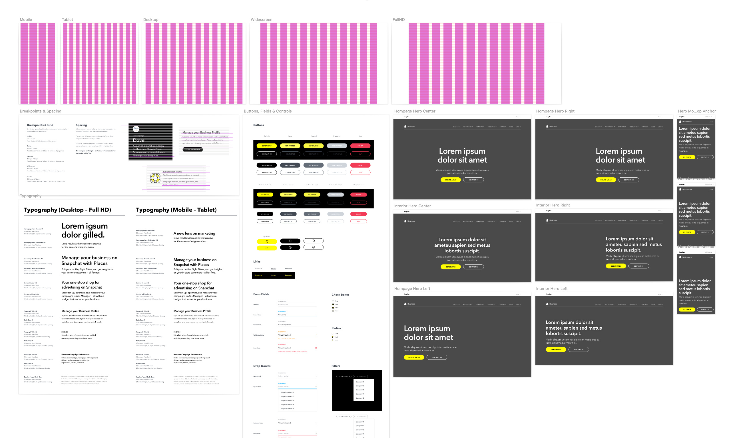 Snap design system v1.0