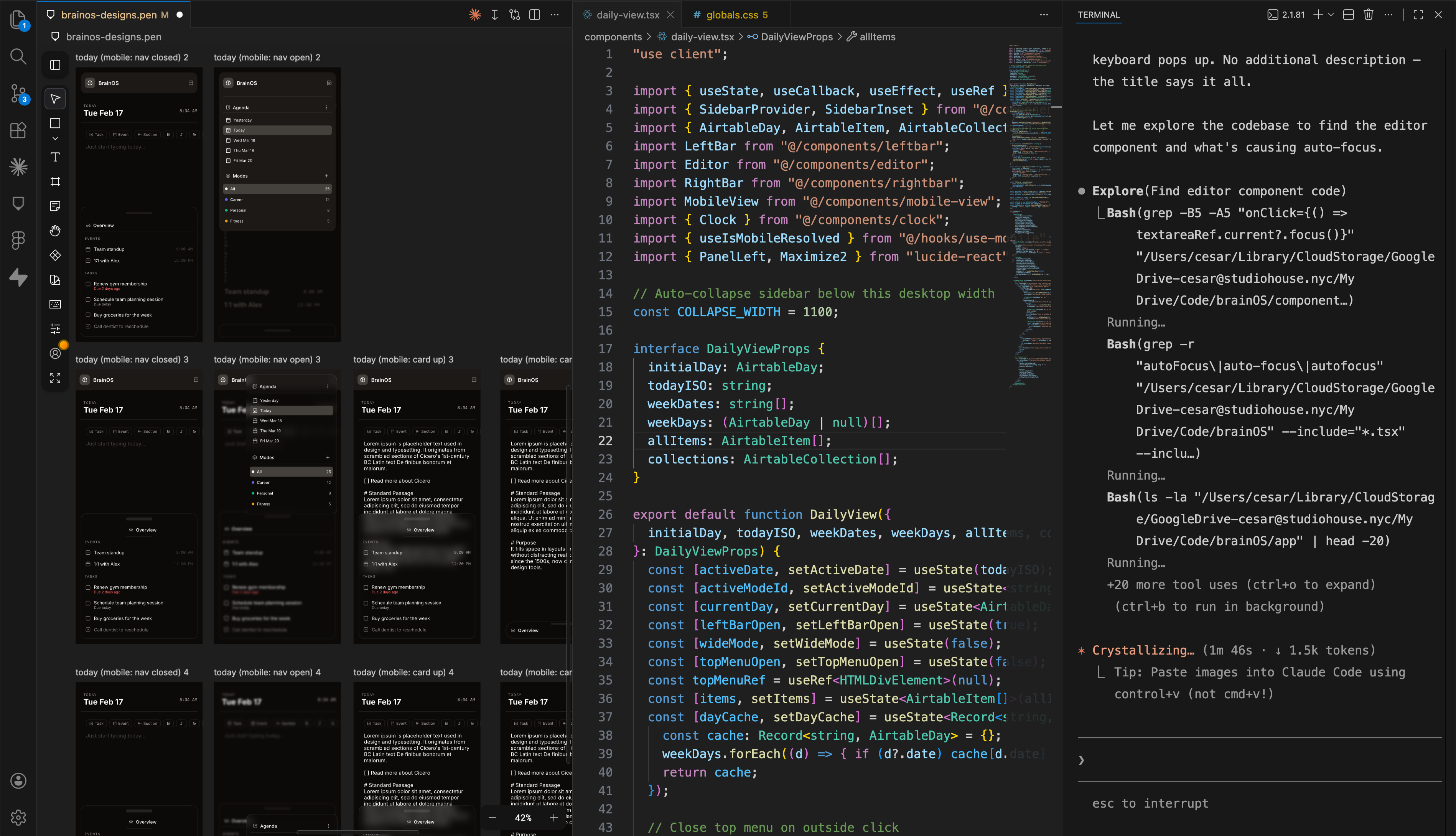 Screenshot of Visual Studio Code IDE